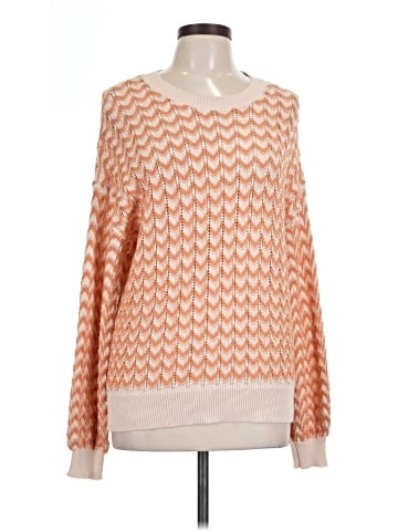 Hem & Thread Pullover Sweater (view 1)