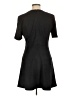 Karlie Solid Black Casual Dress Size L - photo 2