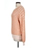 Hem & Thread Chevron-herringbone Orange Pullover Sweater Size L - photo 5