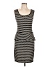Max Studio Houndstooth Black Cocktail Dress Size L - photo 1