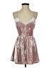 Forever 21 Metallic Silver Cocktail Dress Size S - photo 1