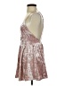 Forever 21 Metallic Silver Cocktail Dress Size S - photo 5
