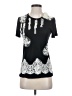 RED Valentino 100% Modal Black Short Sleeve Top Size XS - photo 1