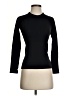 One 100% Nylon Black Long Sleeve Turtleneck Size 4 - photo 1