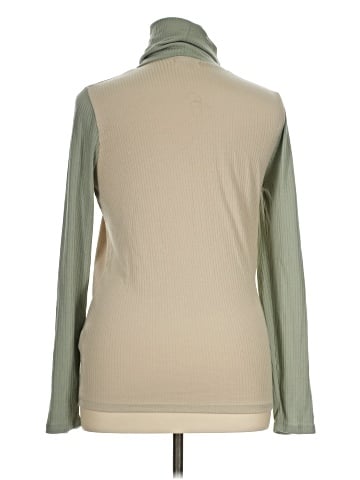 Madewell Colorblock Ribbed Turtleneck Top (view 2)