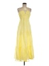 billy j 100% Polyester Yellow Cocktail Dress Size 8 - photo 1