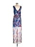 Rory Beca Print Blue Cocktail Dress Size M - photo 2