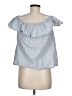 Merona 100% Cotton Blue Sleeveless Blouse Size M - photo 2