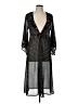 Ember 100% Polyester Black Kimono Size L - photo 1