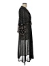 Ember 100% Polyester Black Kimono Size L - photo 4