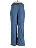 Ann Taylor 100% Lyocell Chevron-herringbone Blue Jeans Size 10 (petite) - photo 2