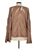 Blue Blush Chevron-herringbone Brown Pullover Sweater Size M - photo 2