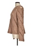 Blue Blush Chevron-herringbone Brown Pullover Sweater Size M - photo 5