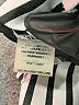 Pixley 100% Polyester Stripes White Casual Dress Size M - photo 8