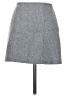 Express Chevron-herringbone Gray Wool Skirt Size 1 - photo 2