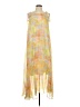 Shein 100% Polyester Tie-dye Yellow Cocktail Dress Size L - photo 1