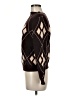 Cider Argyle Brown Pullover Sweater Size M - photo 5