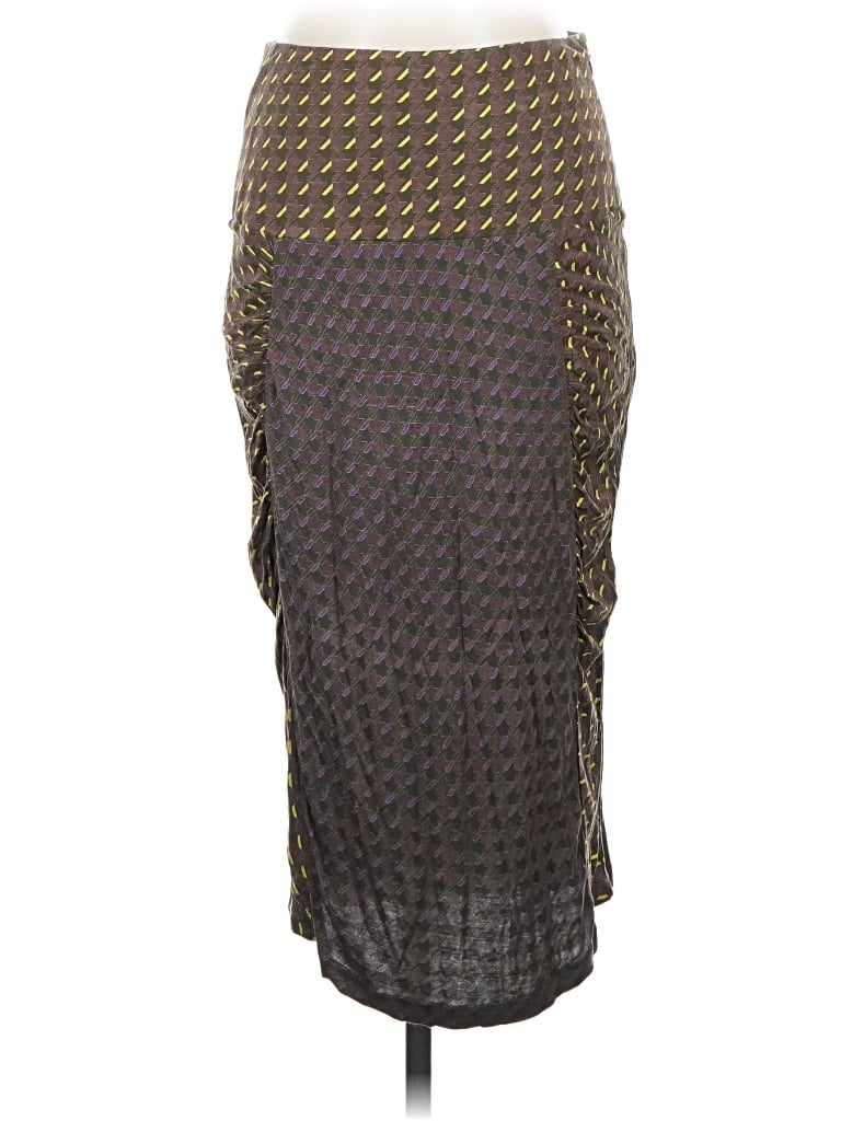 Pre-owned Chan Luu Casual Skirt In Gray