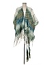 LC Lauren Conrad Green Poncho One size - photo 1