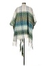 LC Lauren Conrad Green Poncho One size - photo 2