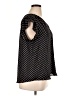 Jones & Co 100% Polyester Polka Dots Black Short Sleeve Blouse Size XL - photo 4