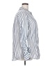 St. John's Bay Stripes Blue Long Sleeve Button-Down Shirt Size XXL - photo 4