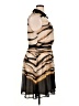 DKNY 100% Polyester Graphic Brown Cocktail Dress Size 16 - photo 4