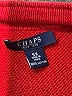 Chaps 100% Cotton Red Cardigan Size 3X - photo 7