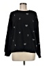 Crown & Ivy Stars Black Pullover Sweater Size M - photo 1