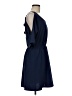 Audrey 3+1 Solid Blue Casual Dress Size M - photo 4