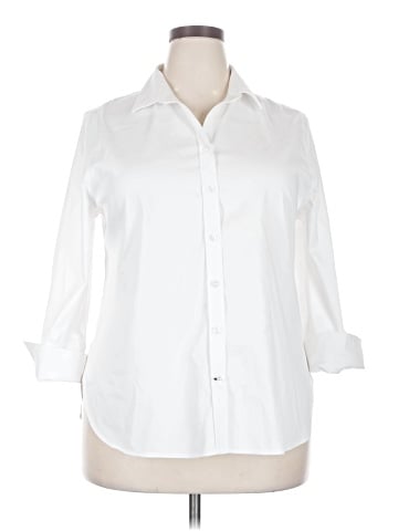 Chico's 3/4 Sleeve Button-Down Shirt (view 1)