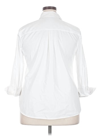 Chico's 3/4 Sleeve Button-Down Shirt (view 2)