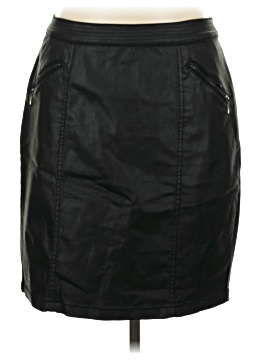 White House Black Market Faux Leather Skirt (view 1)