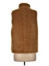 J.Crew 100% Polyester Brown Faux Fur Vest Size M - photo 2