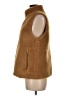 J.Crew 100% Polyester Brown Faux Fur Vest Size M - photo 5