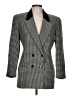 Oleg Cassini Houndstooth Black Blazer Size 10 - photo 1