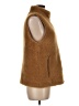 J.Crew 100% Polyester Brown Faux Fur Vest Size M - photo 4