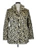 Forever 21 Animal Print Gold Coat Size 14 - photo 1