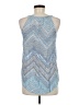B-Design Blue Sleeveless Blouse Size M - photo 2