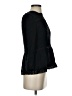 Point Sur 100% Viscose Black 3/4 Sleeve Blouse Size 4 - photo 4