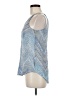B-Design Blue Sleeveless Blouse Size M - photo 5