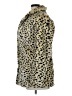 Forever 21 Animal Print Gold Coat Size 14 - photo 5