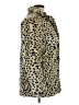 Forever 21 Animal Print Gold Coat Size 14 - photo 4