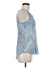 B-Design Blue Sleeveless Blouse Size M - photo 4