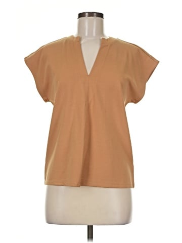 Worthington Short Sleeve Blouse (view 1)
