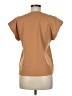 Worthington Tan Short Sleeve Blouse Size M - photo 2