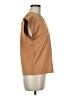 Worthington Tan Short Sleeve Blouse Size M - photo 4
