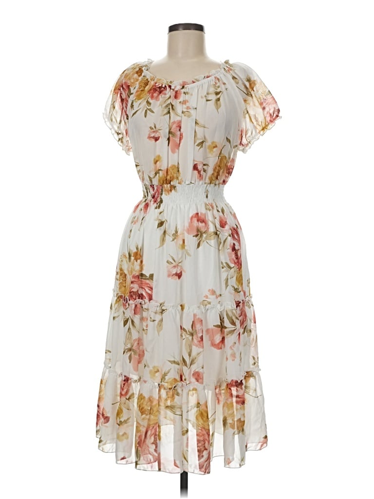 Pre-owned Kate And Lily Cocktail Dress In Ivory