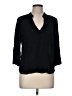Splendid 100% Rayon Black 3/4 Sleeve Blouse Size M - photo 1