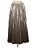MNG 100% Polyester Metallic Silver Formal Skirt Size M - photo 2